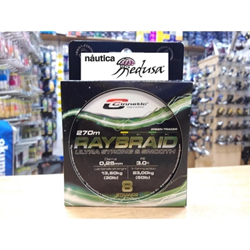 CINNETIC RAYBRAID 270 MTS GREEN - Imagen 1