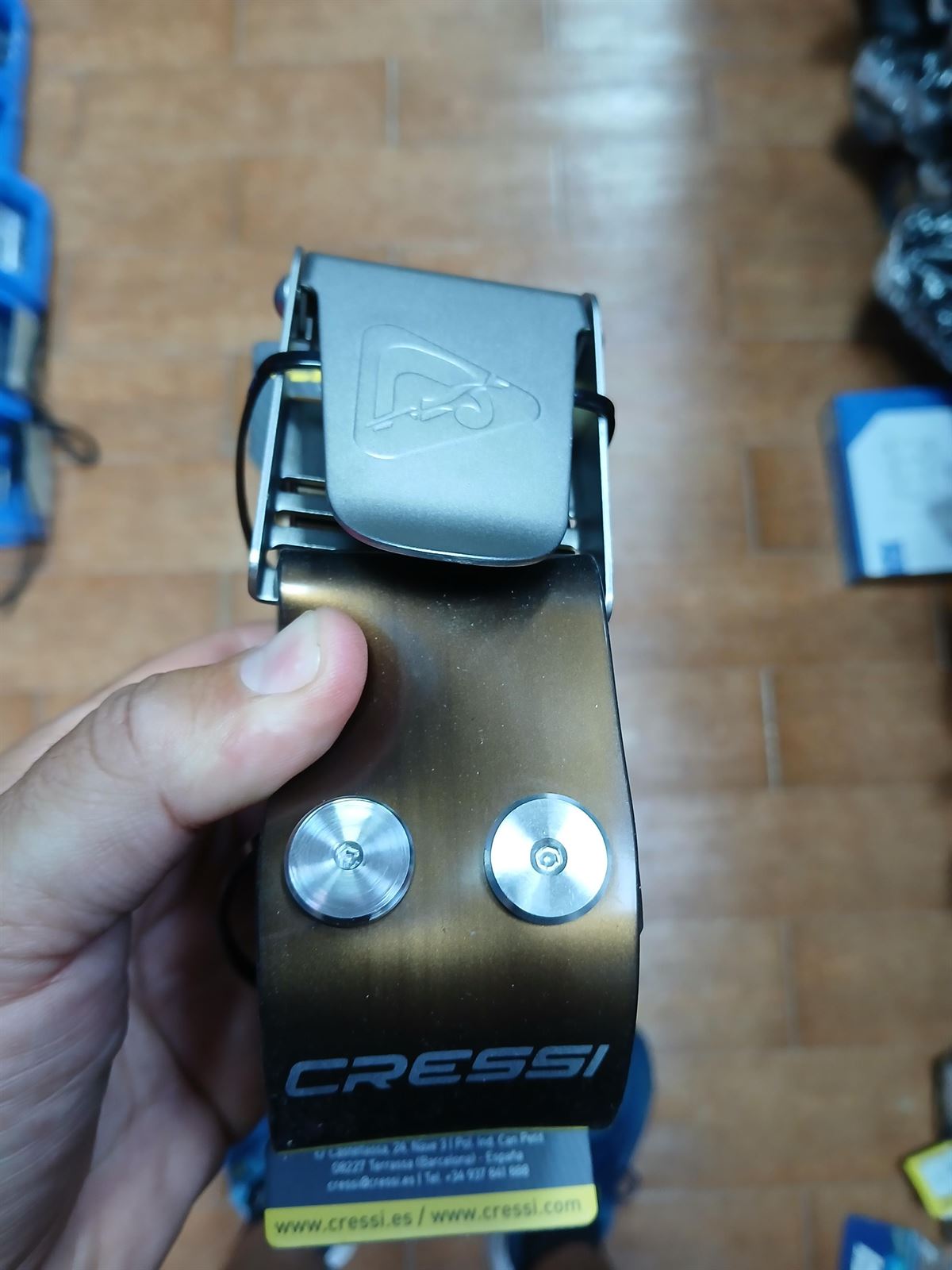 CRESSI CINTURON SILICONA HEBILLA INOX - Imagen 4