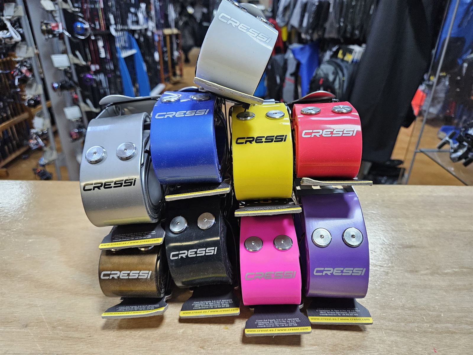 CRESSI CINTURON SILICONA HEBILLA INOX - Imagen 5