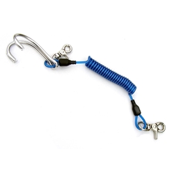 CRESSI EXTENSOR ACERO GANCHO INOX + 2 MOSQUETONES PRO - Imagen 1
