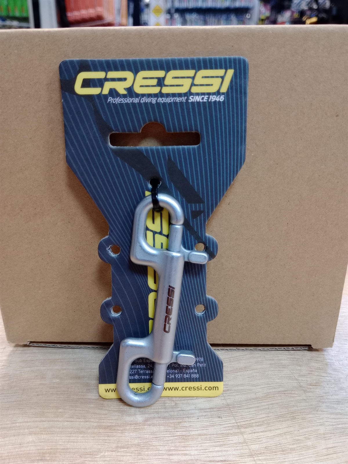 CRESSI MOSQUETON DOBLE D AISI 316 - Imagen 1