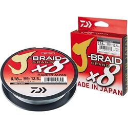 DAIWA J-BRAID GRAND X8 GRIS 270 MTS - Imagen 1