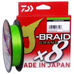 DAIWA J-BRAID GRAND X8 VERDE FLUOR 135 MTS - Imagen 1