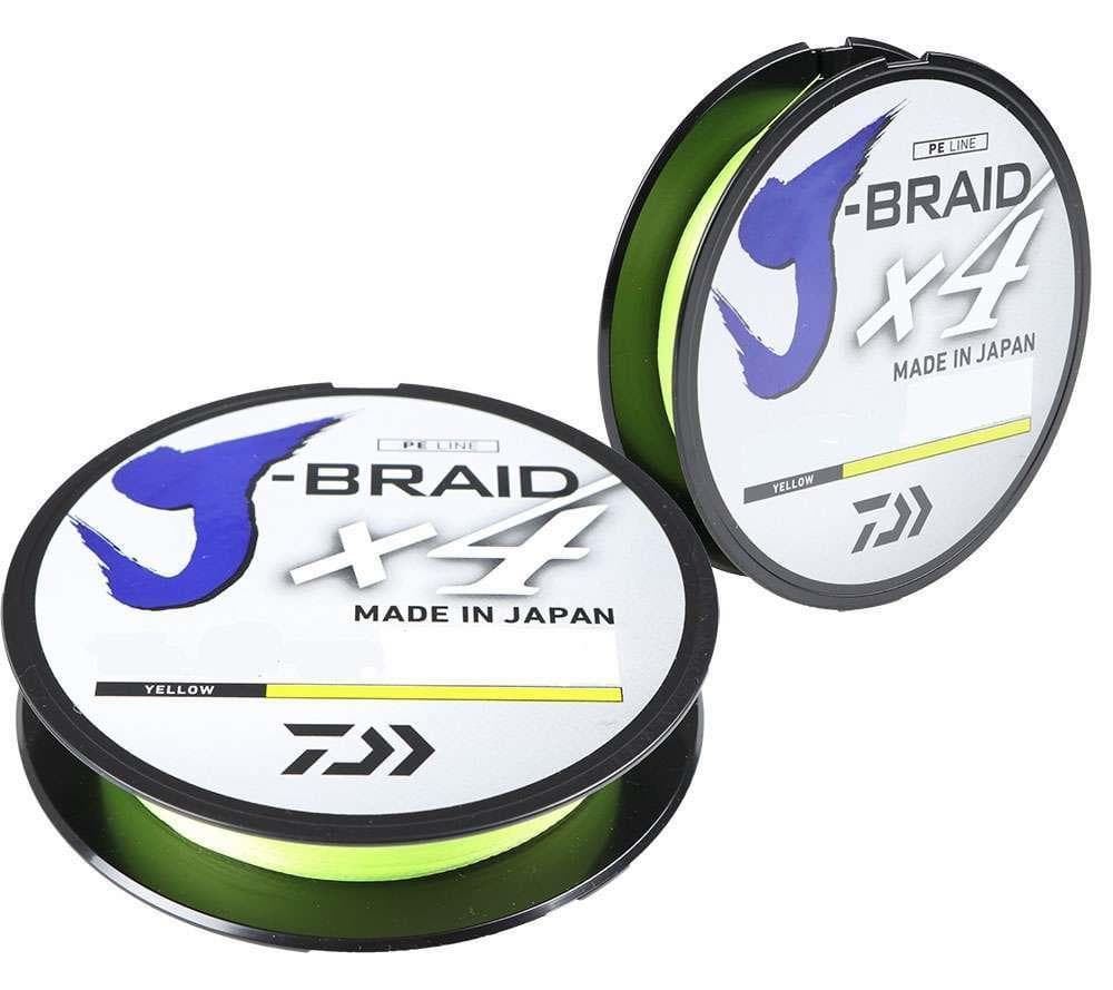 DAIWA J-BRAID X4 YELLOW 135MTS - Imagen 1