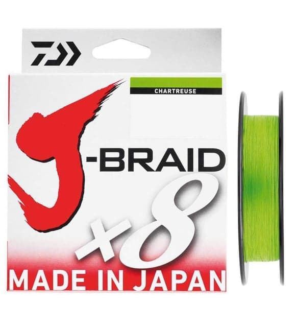 DAIWA J-BRAID X8 VERDE FLUOR 150 MTS - Imagen 1