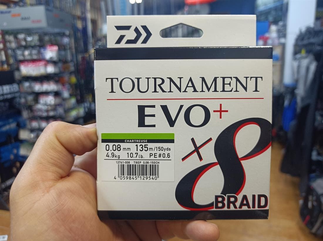 DAIWA TOURNAMENT X8 EVO 135 MTS AMARILLO - Imagen 1