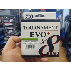 DAIWA TOURNAMENT X8 EVO 135 MTS AMARILLO - Imagen 1