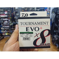 DAIWA TOURNAMENT X8 EVO 135 MTS VERDE - Imagen 1