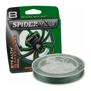 SPIDERWIRE STEALTH SMOOTH 8 MOSS GREEN 300 MTS - Imagen 1