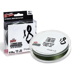 SUFIX X8 CARRIER BRAID 270 MTS GREEN - Imagen 1