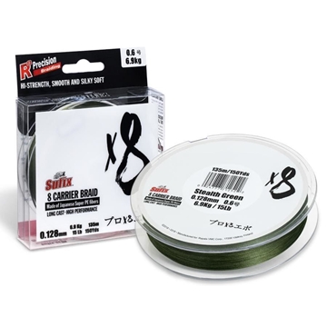 SUFIX X8 CARRIER BRAID 270 MTS GREEN - Imagen 1
